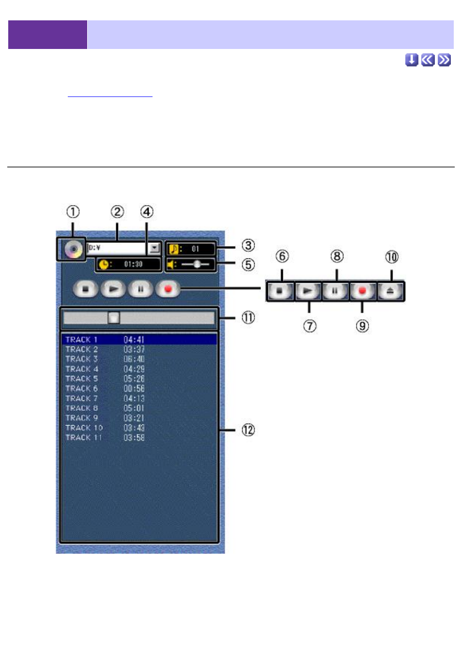 Audio cd recording mode, Control panel | Sony DCR-TRV39 User Manual | Page 34 / 237