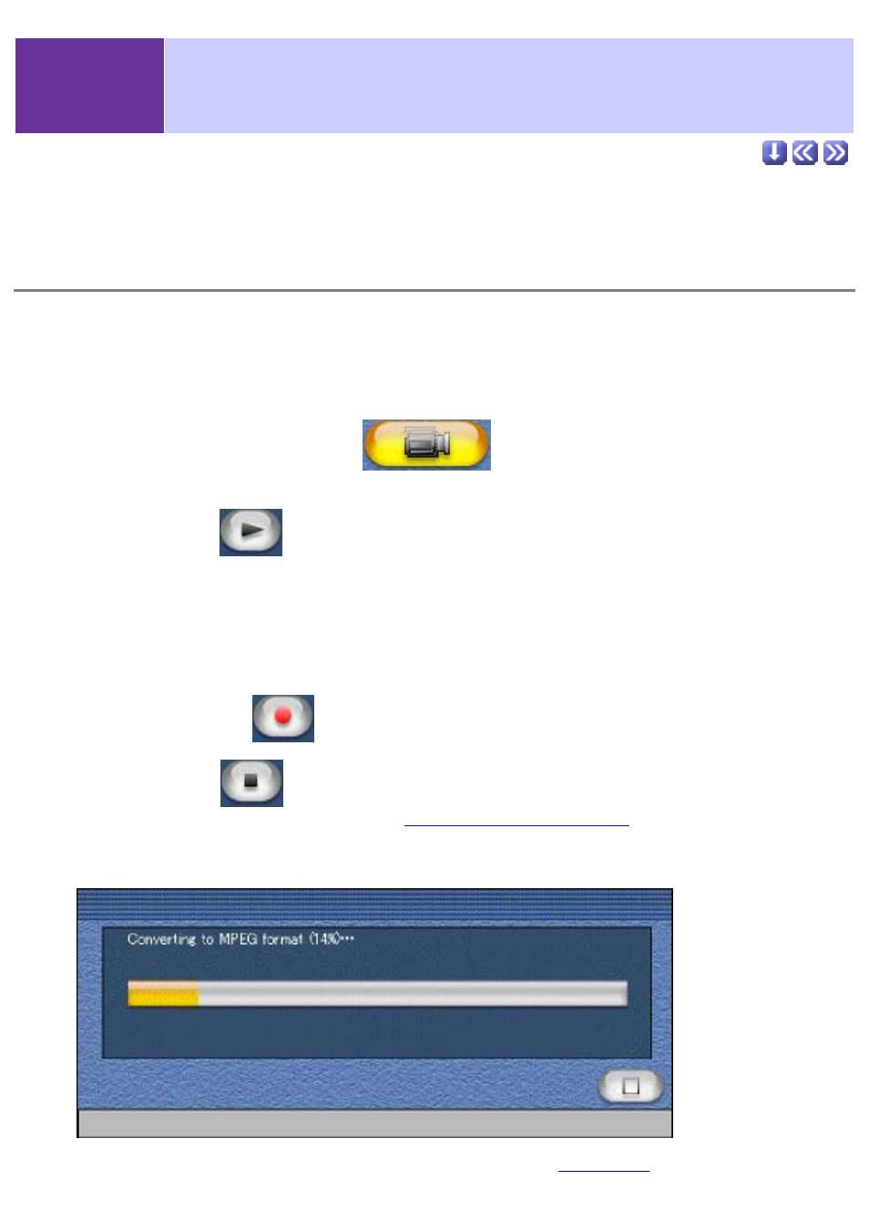 Capturing movie scenes, Dv camcorder capture mode (windows only) | Sony DCR-TRV39 User Manual | Page 62 / 237