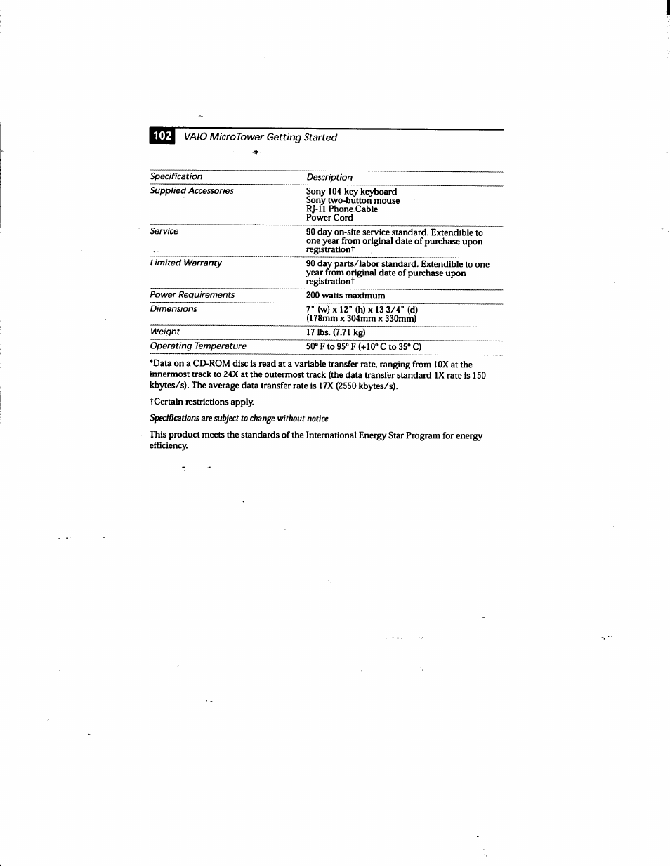 Sony PCV-E205 User Manual | Page 108 / 119