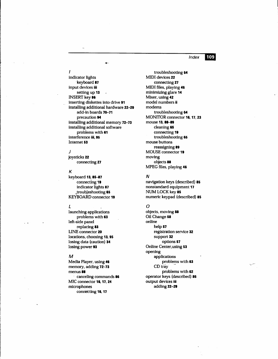 Sony PCV-E205 User Manual | Page 115 / 119