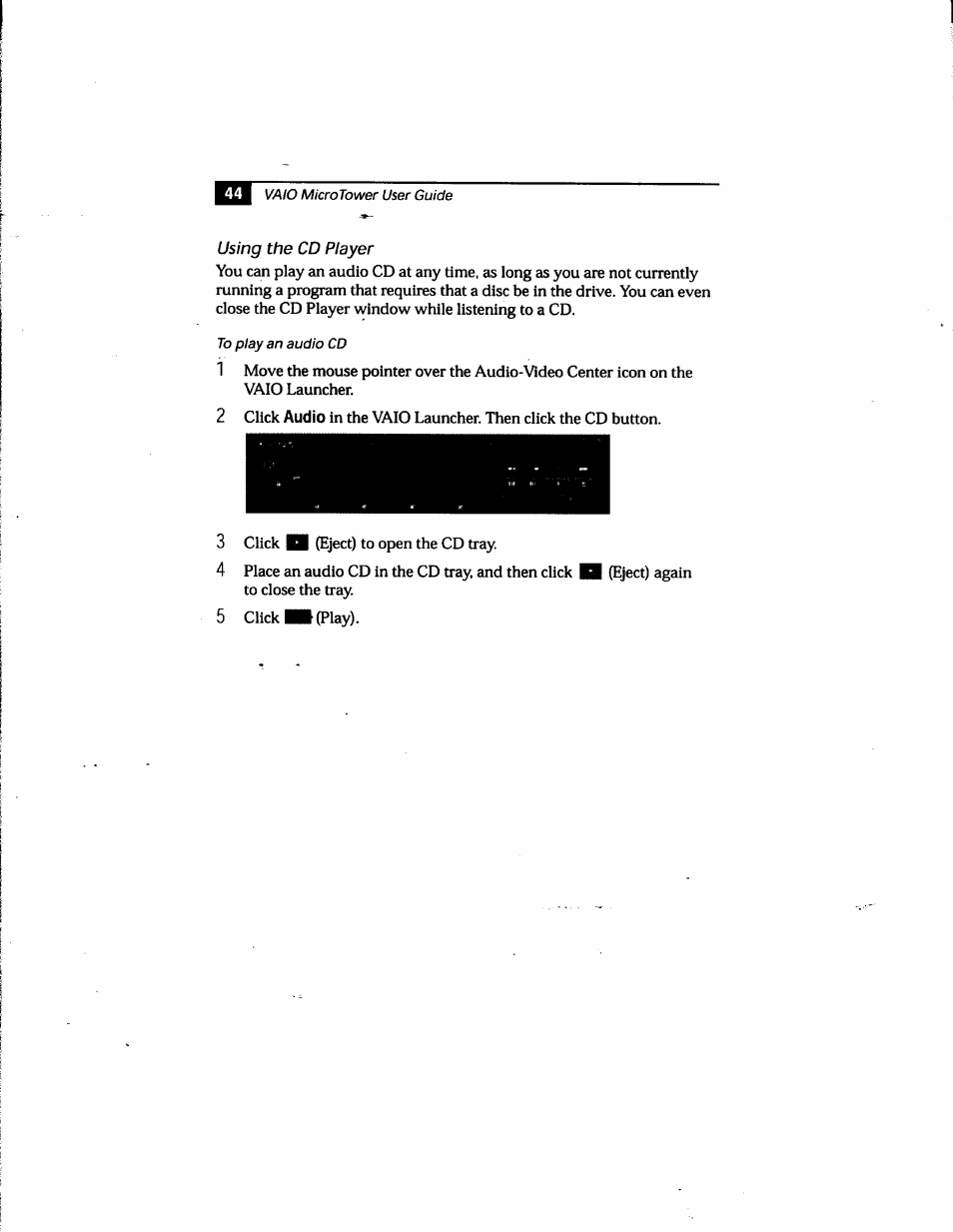 Using the cd player | Sony PCV-E205 User Manual | Page 52 / 119