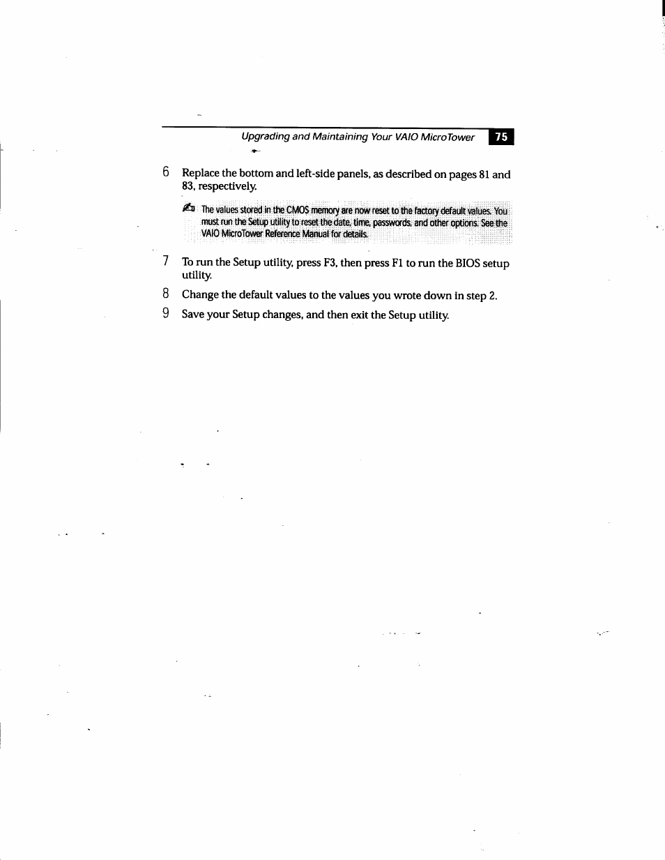 Sony PCV-E205 User Manual | Page 83 / 119