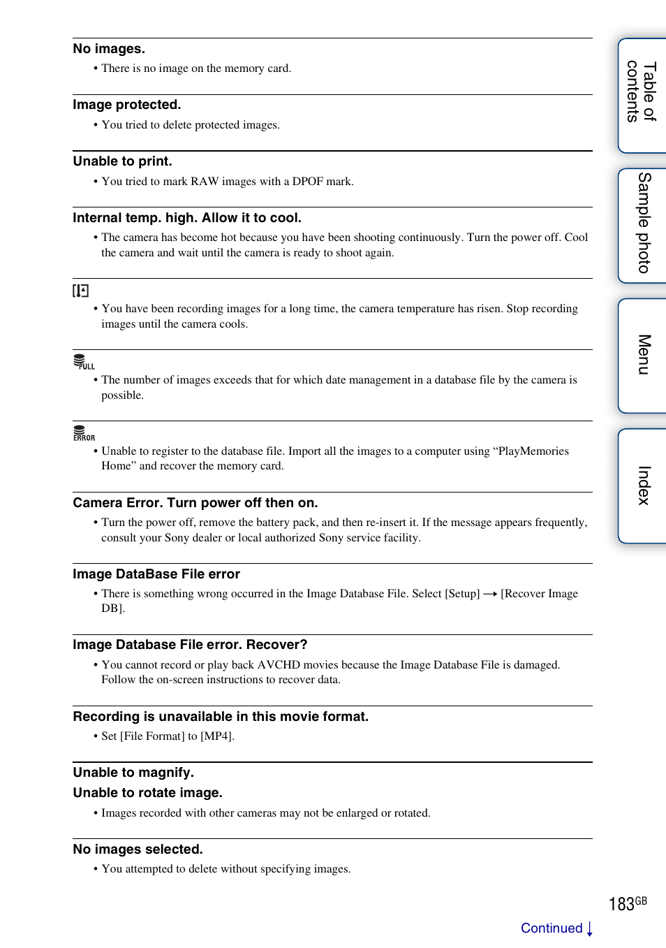 Sony NEX-3N User Manual | Page 183 / 198