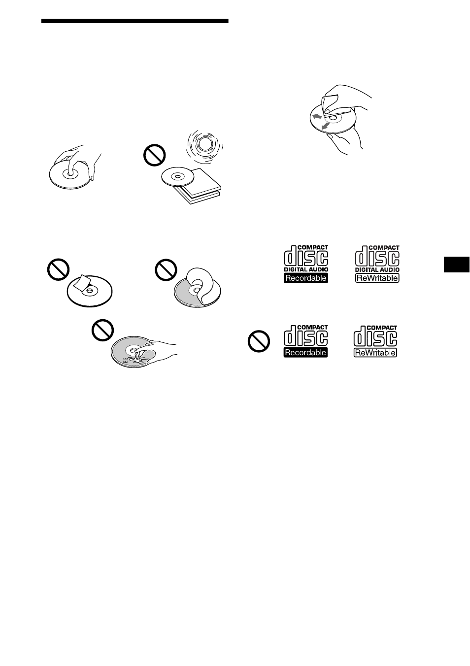 Notes on discs | Sony CDX-M630 User Manual | Page 7 / 88