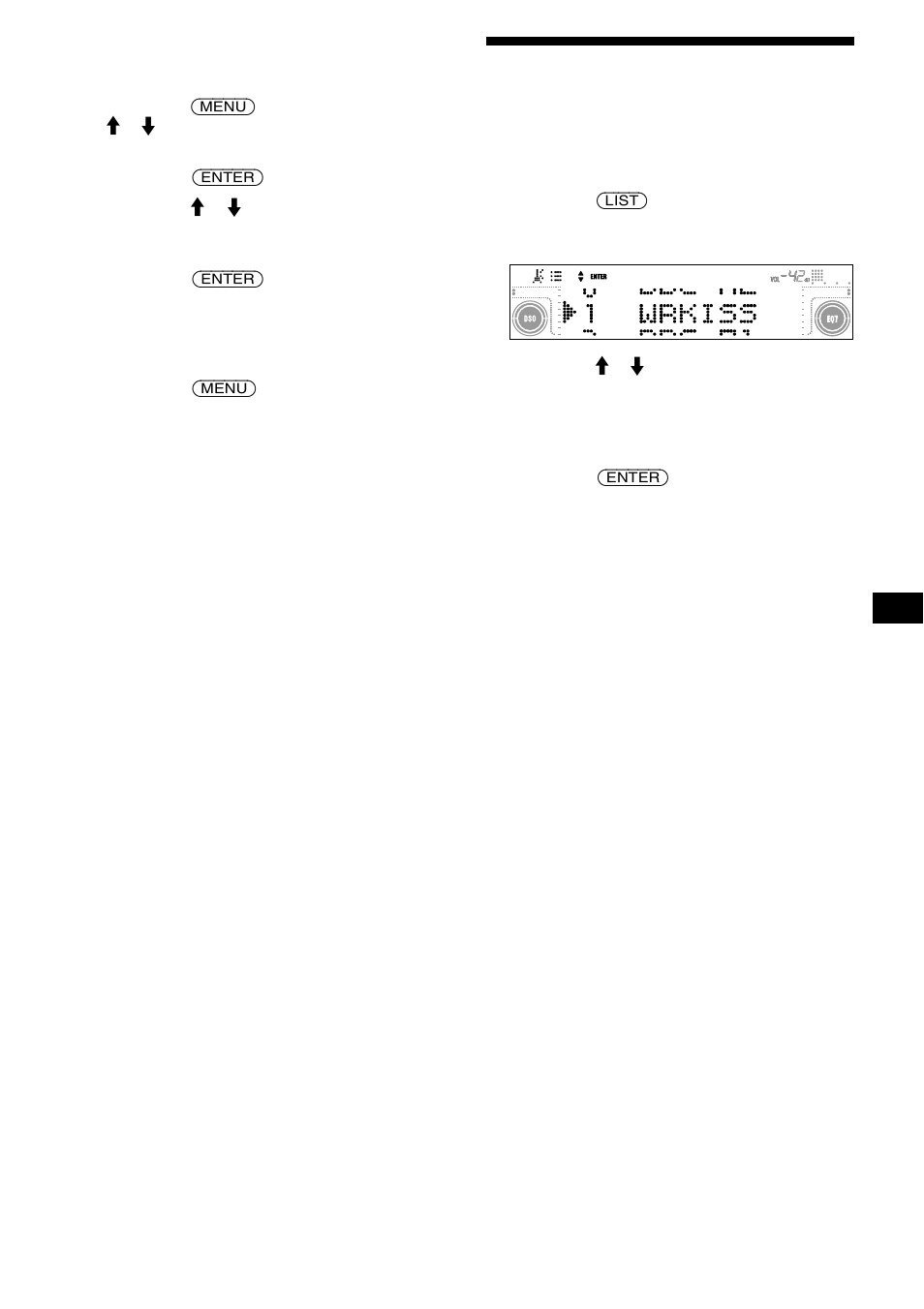 Sintonización de emisoras mediante una lista, Listado | Sony CDX-M630 User Manual | Page 73 / 88