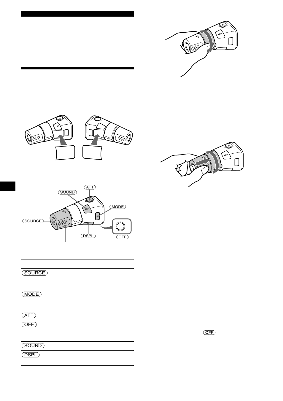 Otras funciones, Uso del mando giratorio | Sony CDX-M630 User Manual | Page 74 / 88