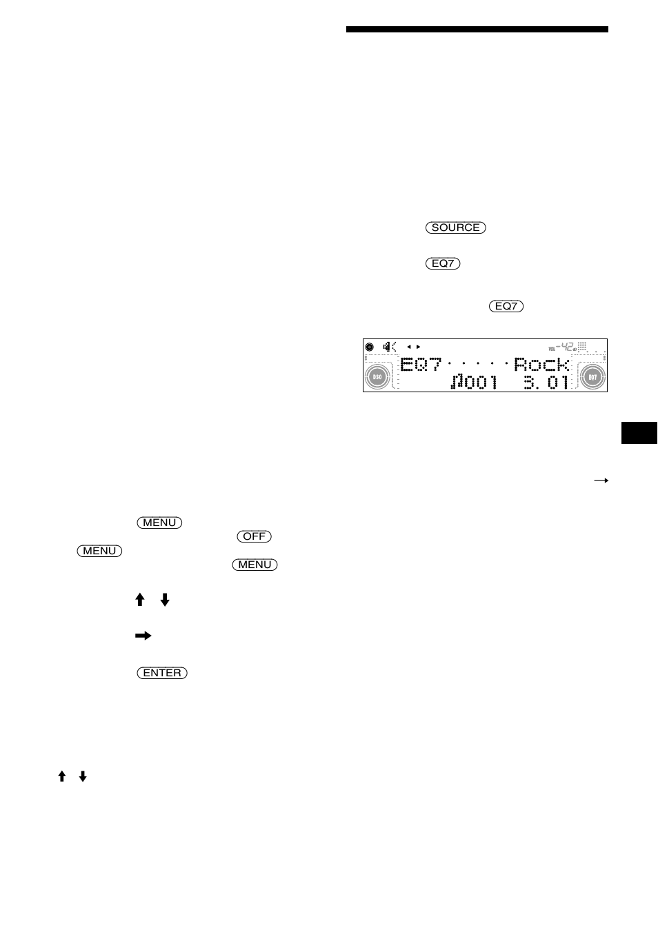 Ajuste del ecualizador (eq7) | Sony CDX-M630 User Manual | Page 77 / 88