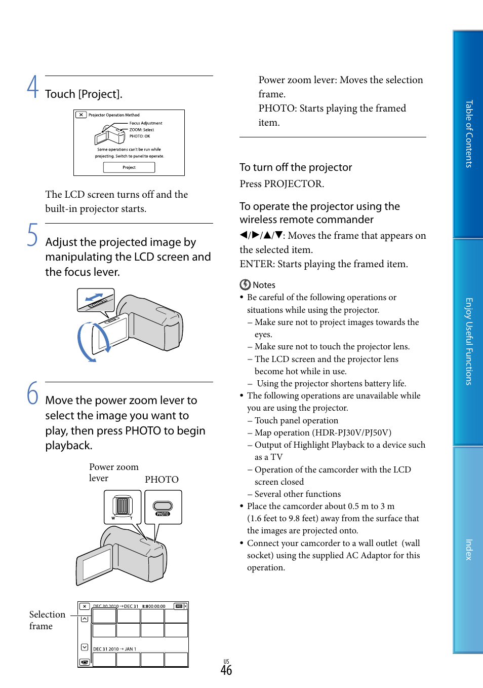 Sony HDR-XR160 User Manual | Page 46 / 129