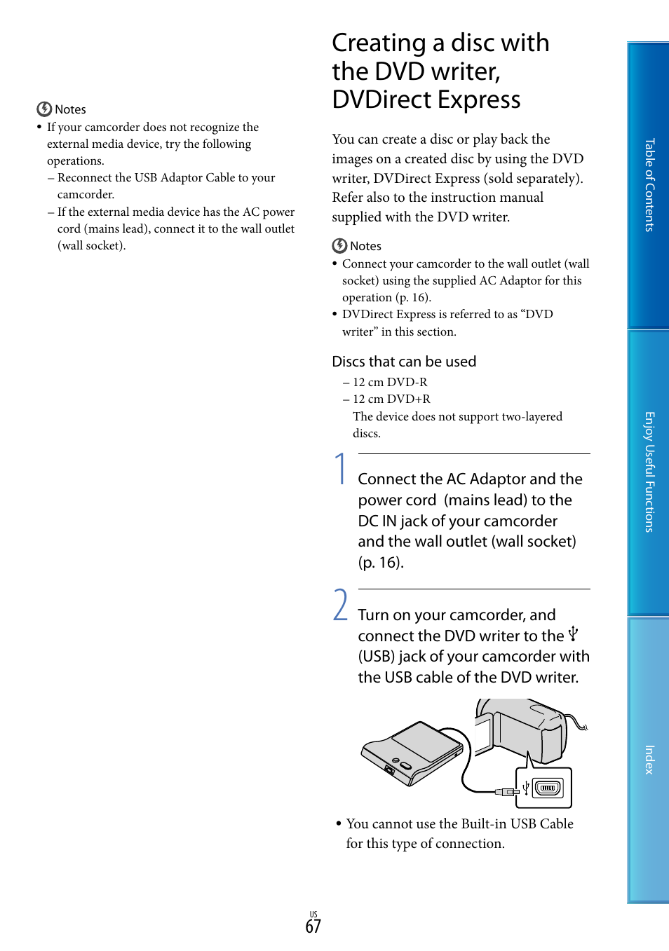 Sony HDR-XR160 User Manual | Page 67 / 129