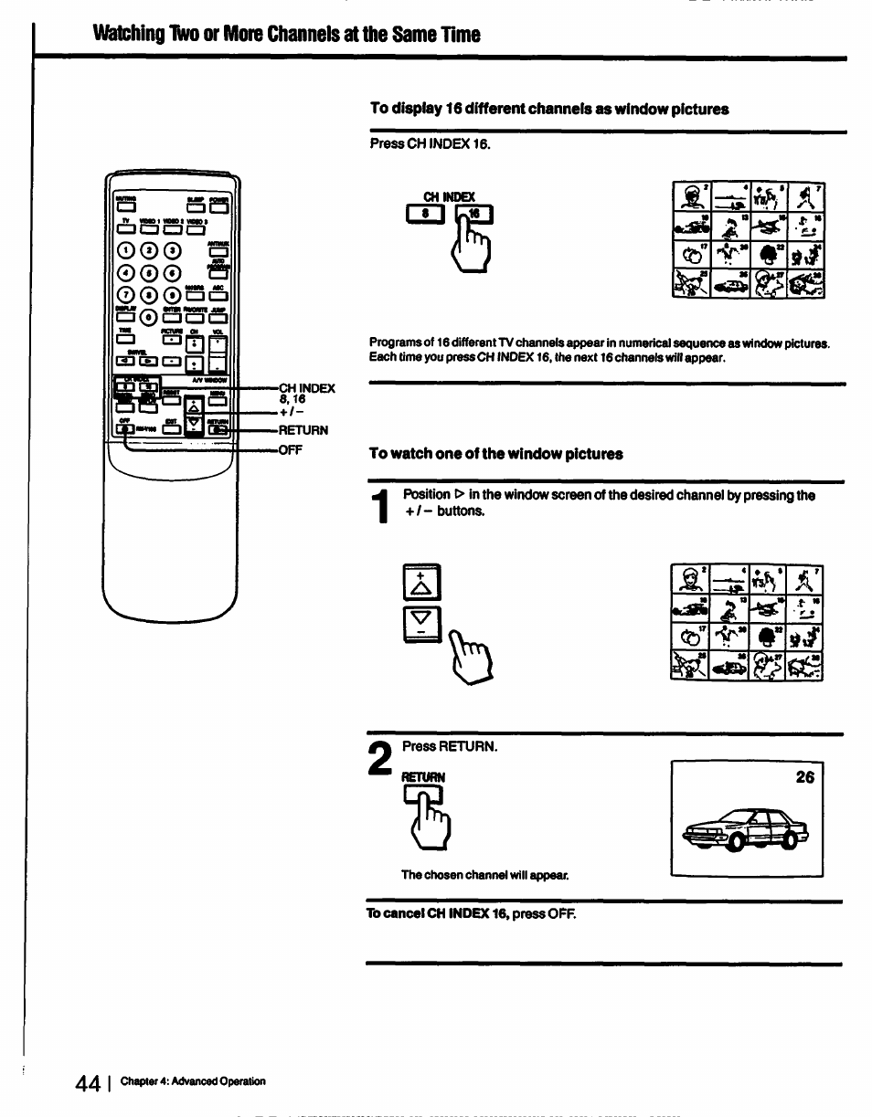 Sony KV-27XBR55 User Manual | Page 44 / 70