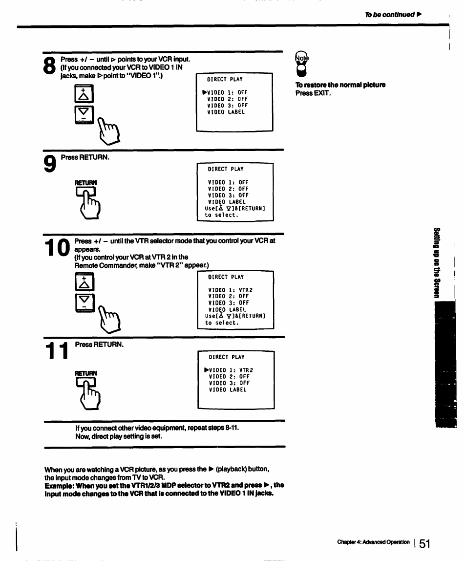 Sony KV-27XBR55 User Manual | Page 51 / 70