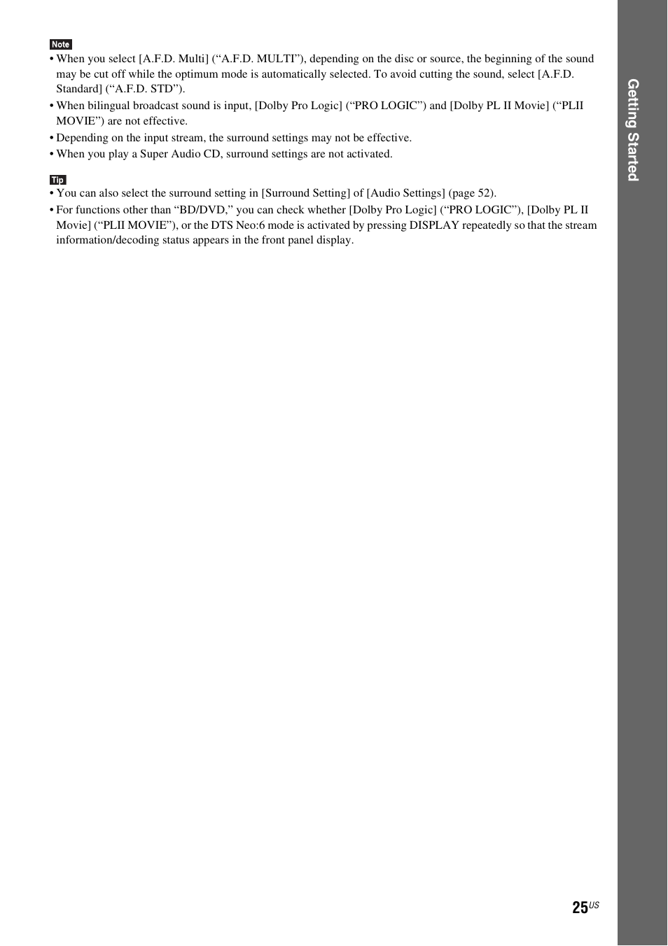 Sony BDV-T58 User Manual | Page 25 / 72