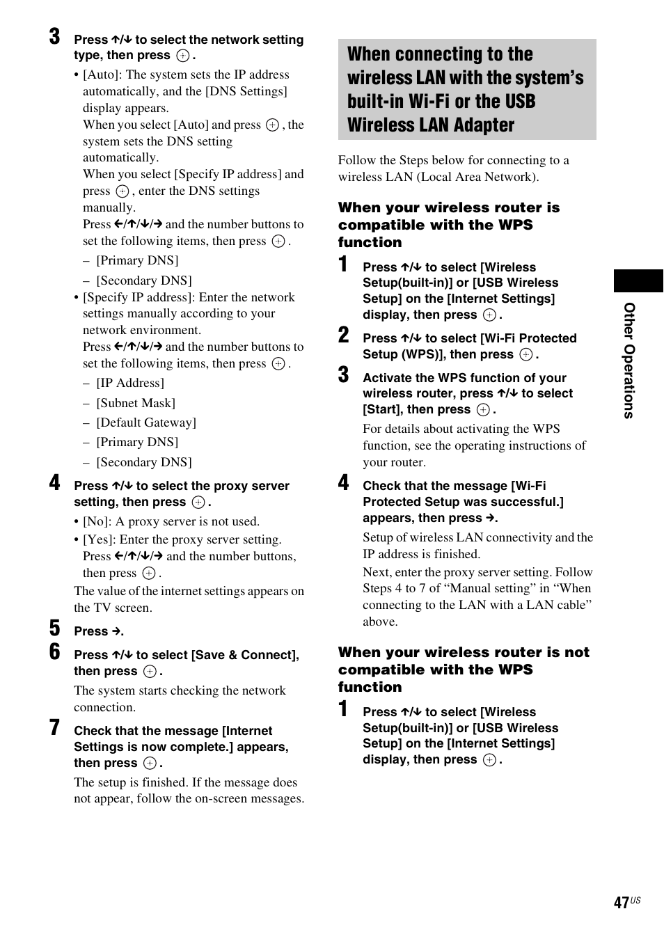 Sony BDV-T58 User Manual | Page 47 / 72