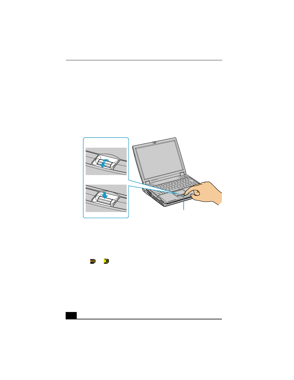 Using the center jog dial control | Sony PCG-R505JLK User Manual | Page 26 / 161