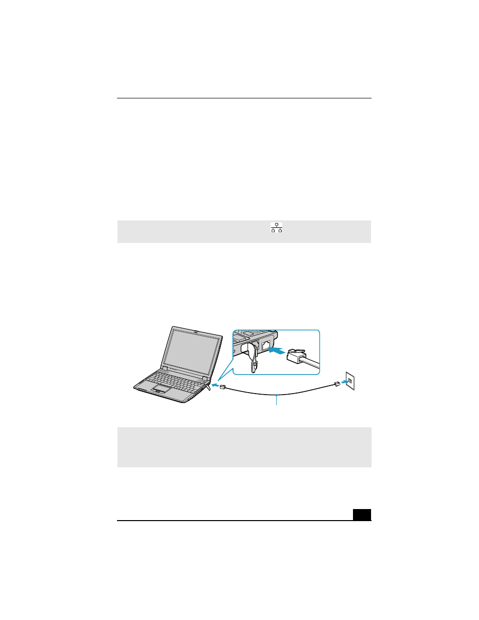 Using a phone line | Sony PCG-R505JLK User Manual | Page 37 / 161