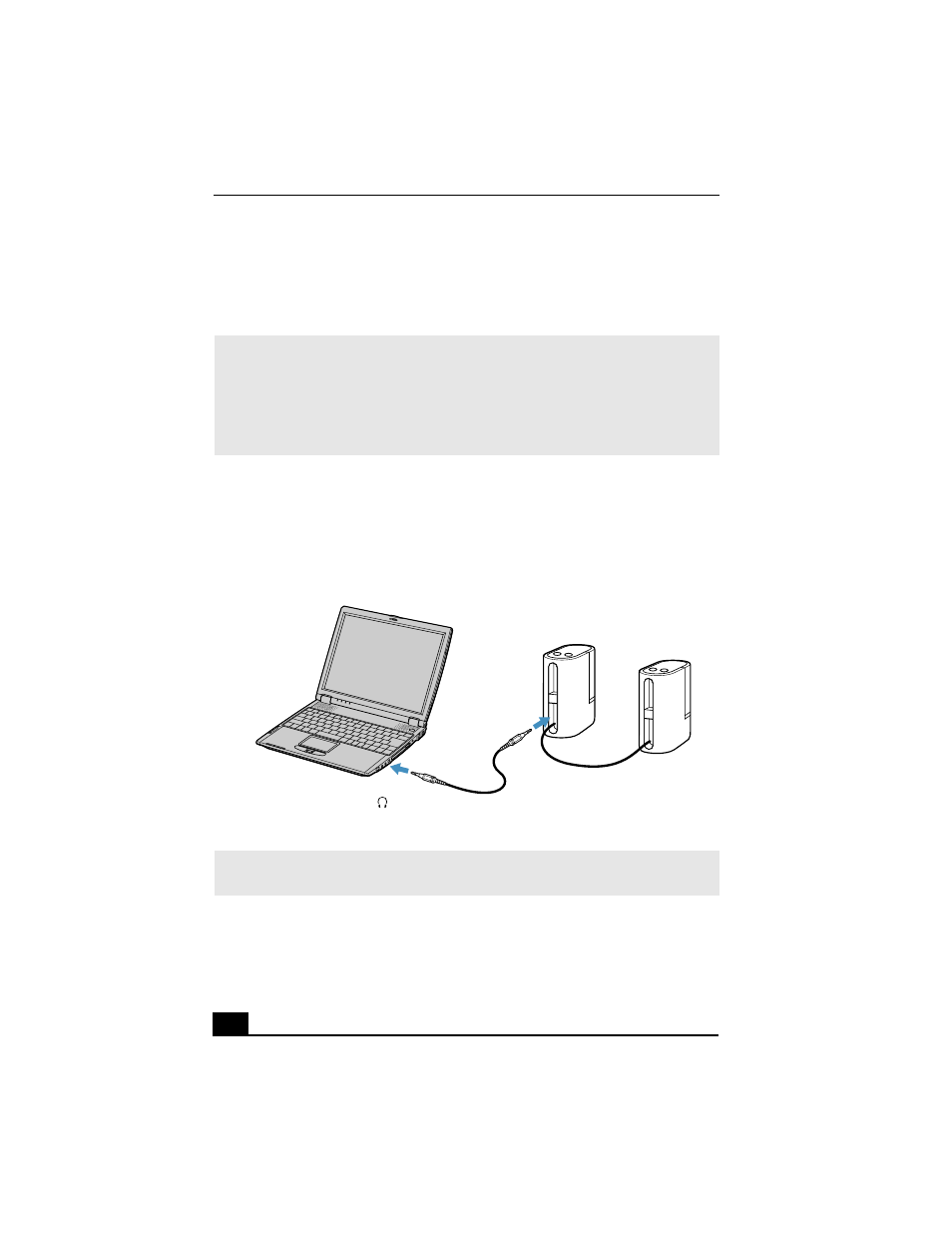 Connecting external speakers | Sony PCG-R505JLK User Manual | Page 64 / 161