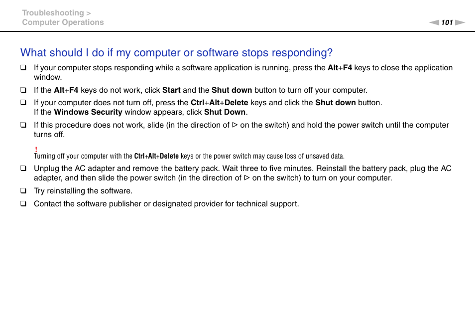 Sony VPCW222AX User Manual | Page 101 / 139