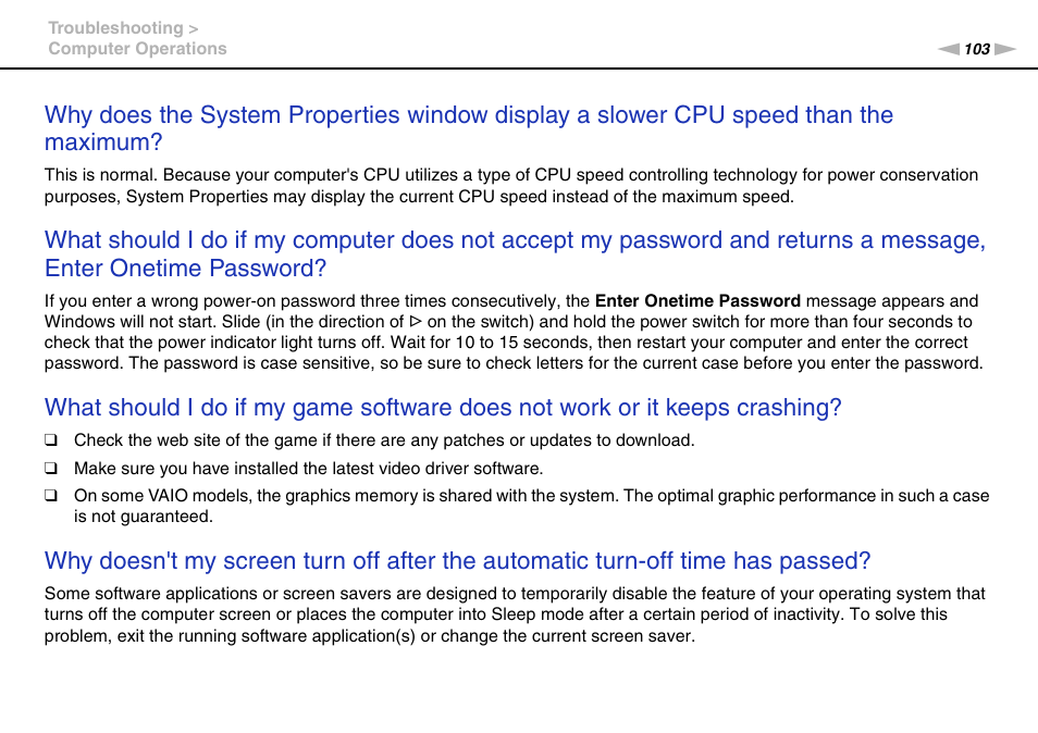 Sony VPCW222AX User Manual | Page 103 / 139