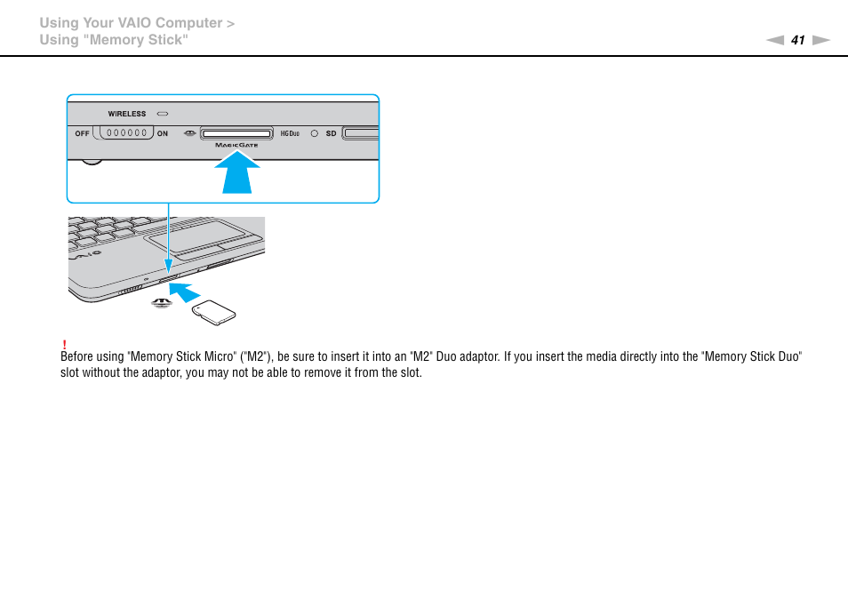 Sony VPCW222AX User Manual | Page 41 / 139