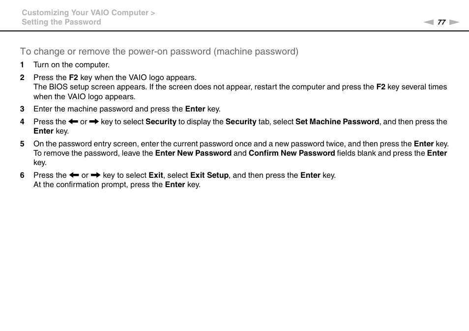 Sony VPCW222AX User Manual | Page 77 / 139