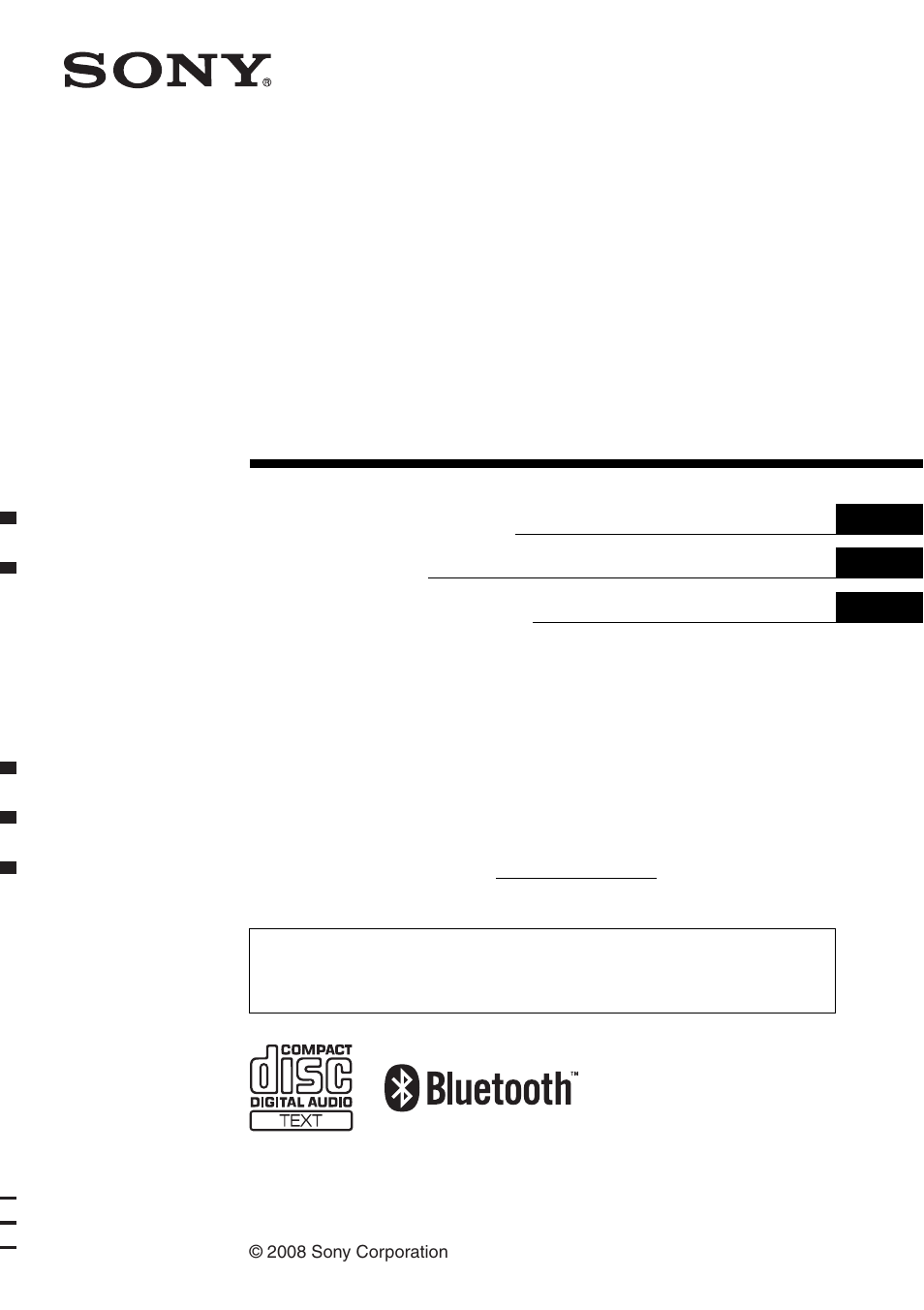 Sony MEX-BT2600 User Manual | 80 pages