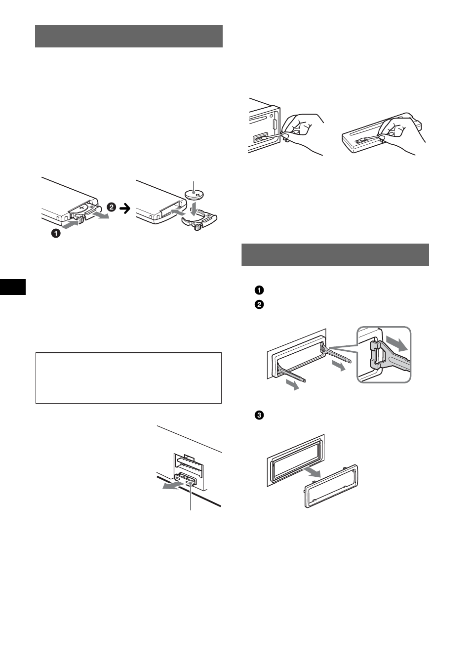 Entretien, Retrait de l’appareil, Entretien retrait de l’appareil | Sony MEX-BT2600 User Manual | Page 46 / 80