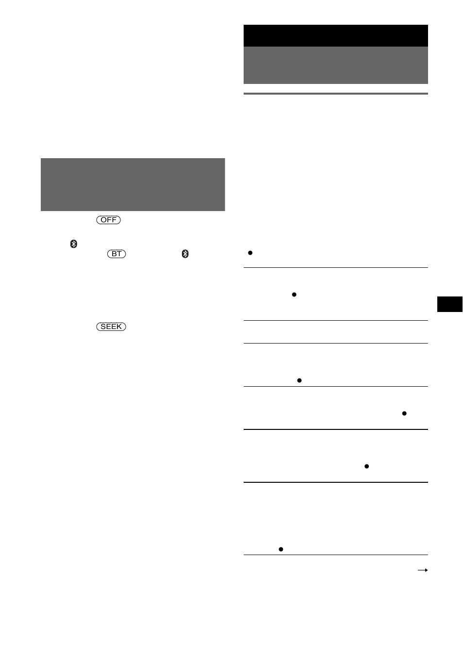 Otras funciones, Cambio de los ajustes de sonido, Ajuste de las características de sonido | Otras funciones cambio de los ajustes de sonido | Sony MEX-BT2600 User Manual | Page 65 / 80