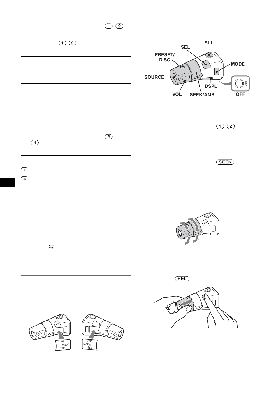 Mando rotatorio rm-x4s, Omisión de álbumes y discos, Reproducción repetida y aleatoria | Colocación de la etiqueta, Ubicación de los controles, Cambio del sentido de funcionamiento | Sony MEX-BT2600 User Manual | Page 68 / 80