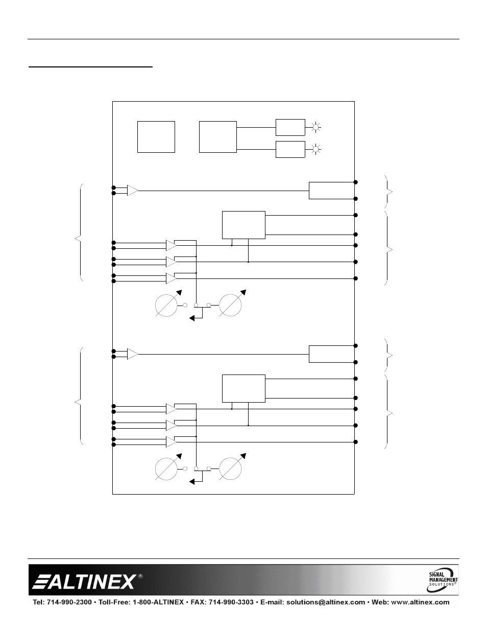 Diagram 2: internal view, Multitasker | Altinex Dual Twisted Pair Receiver to Computer / Component Video + Audio MT115-111 User Manual | Page 8 / 21