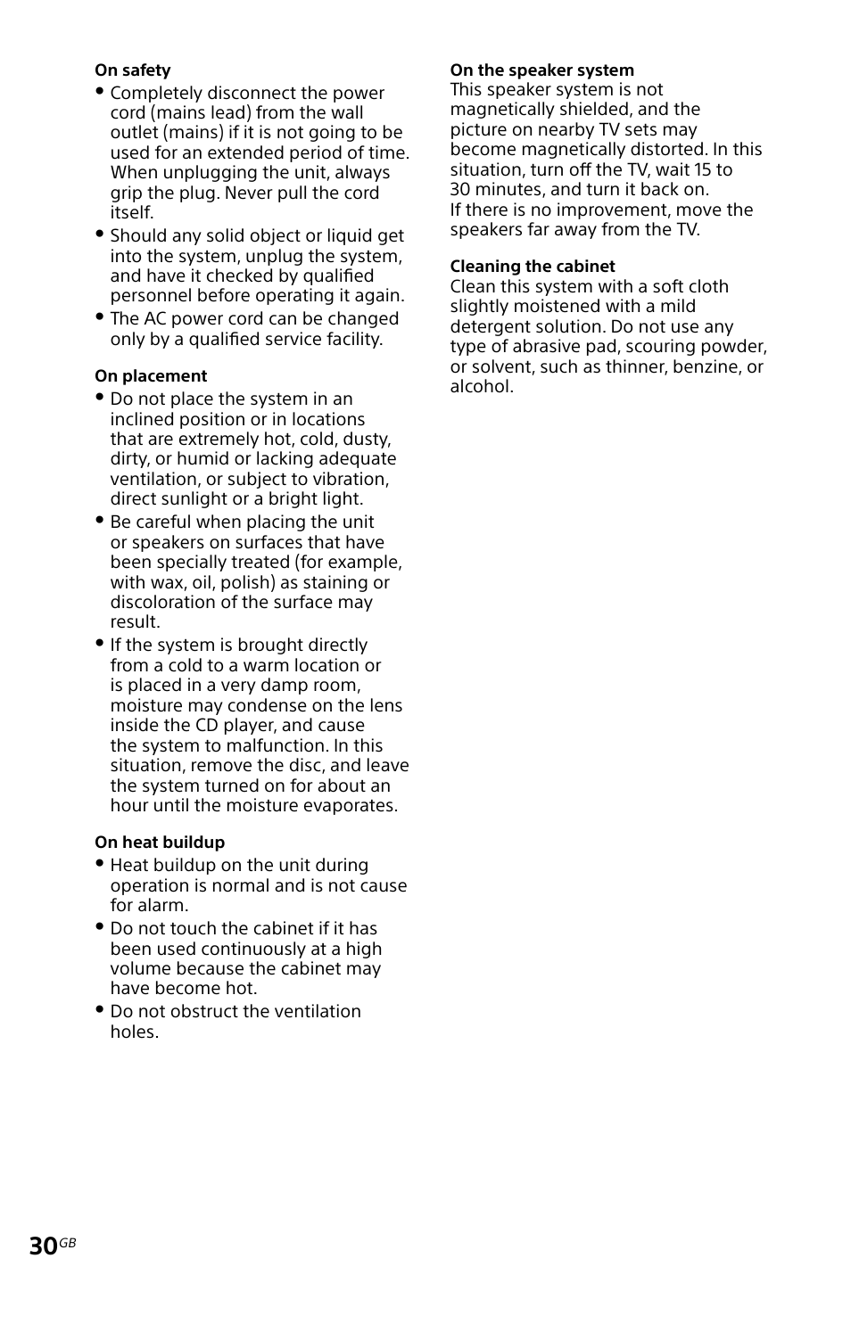 Sony MHC-EC719IP User Manual | Page 30 / 68