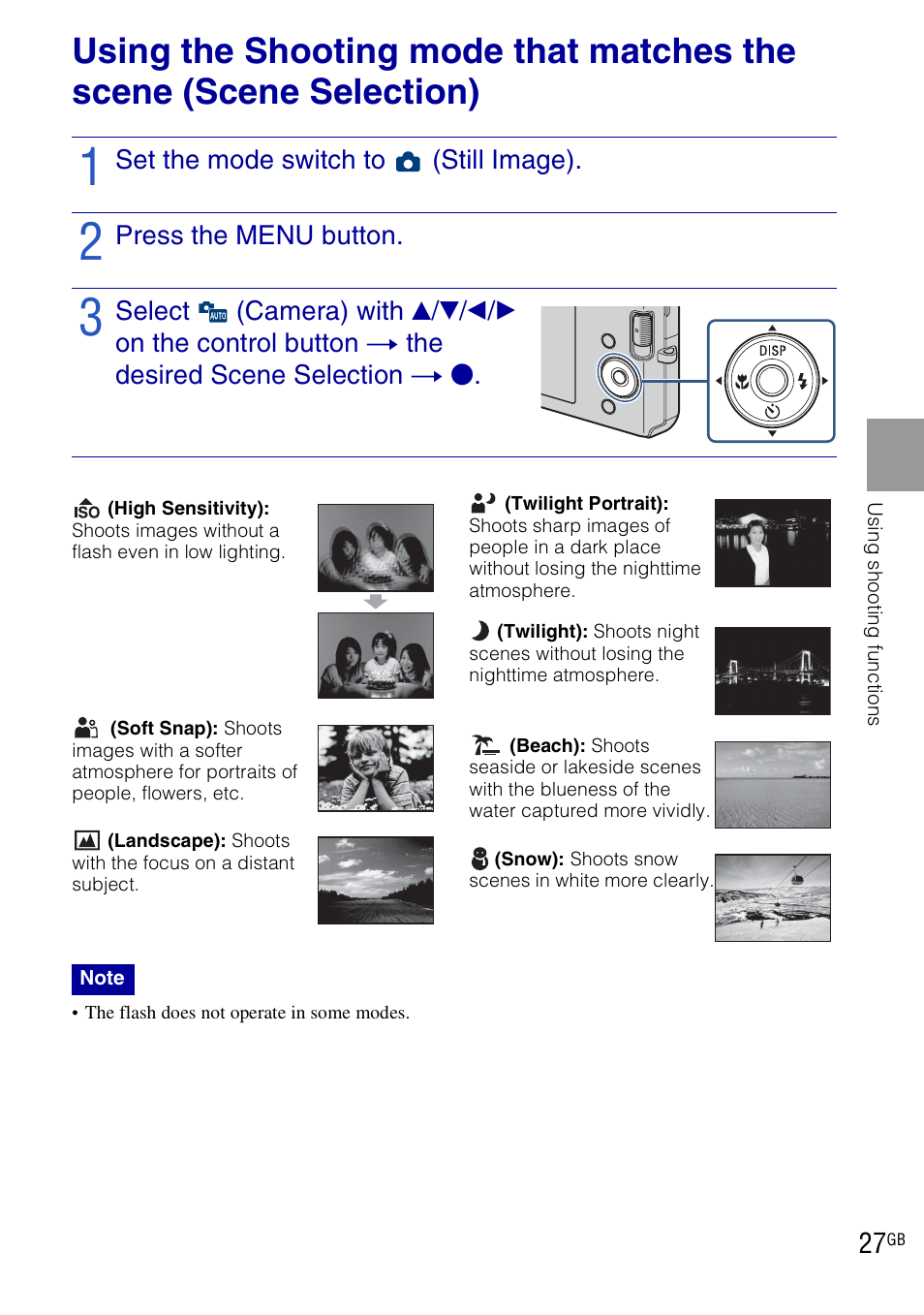 Sony DSC-W190 User Manual | Page 27 / 112