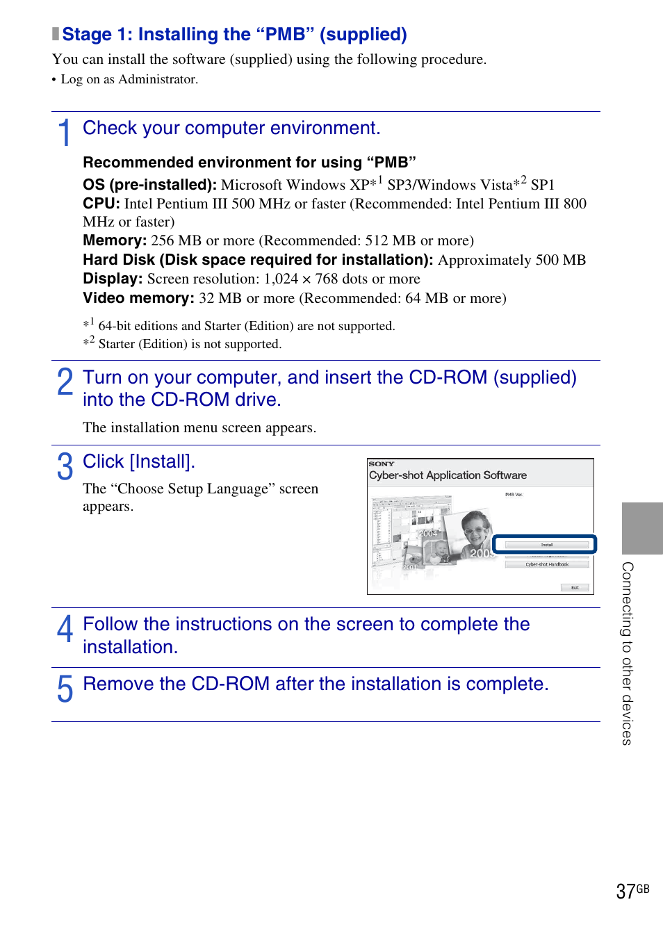 Sony DSC-W190 User Manual | Page 37 / 112