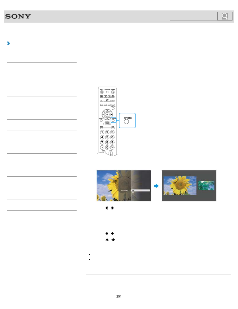How to use, Search | Sony SVL24145CXB User Manual | Page 251 / 541