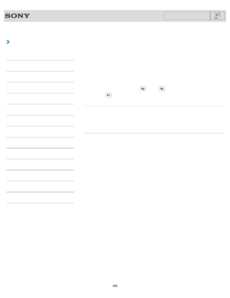 Adjusting the volume in windows, How to use, Search | Sony SVL24145CXB User Manual | Page 369 / 541