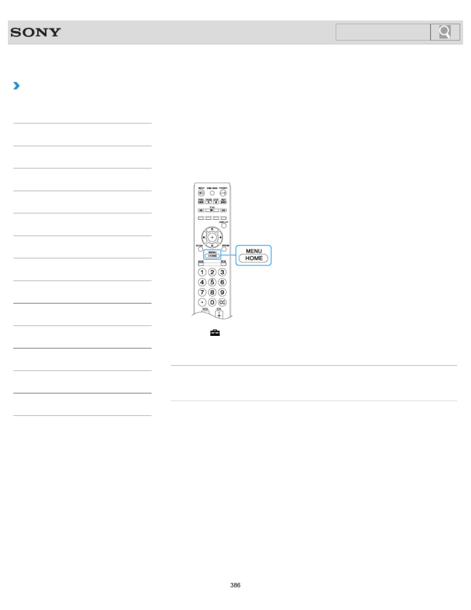 How to use, Search | Sony SVL24145CXB User Manual | Page 386 / 541