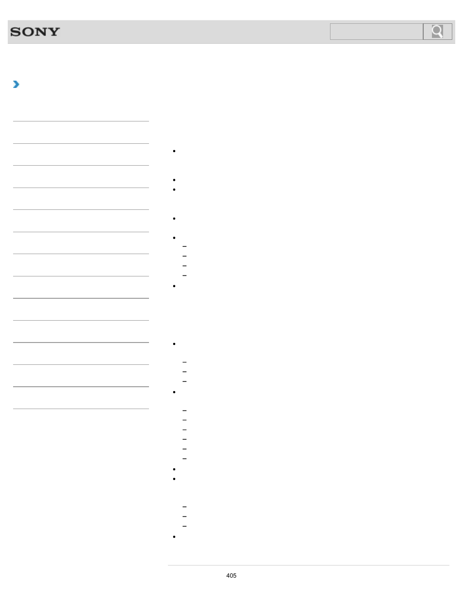 How to use, Search | Sony SVL24145CXB User Manual | Page 405 / 541