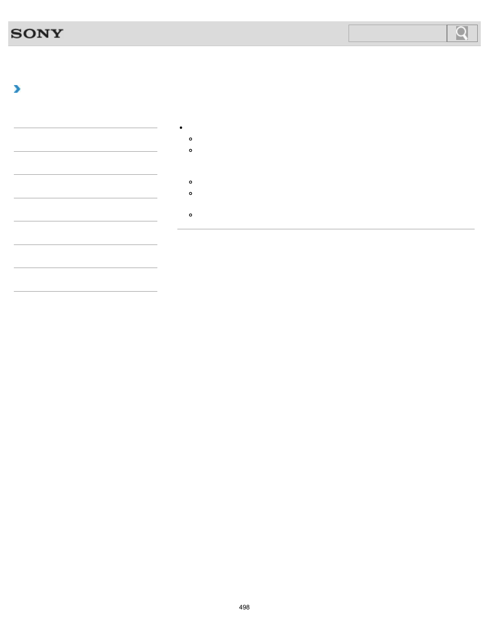 What should i do if the keyboard does not work, Troubleshooting, Search | Sony SVL24145CXB User Manual | Page 498 / 541