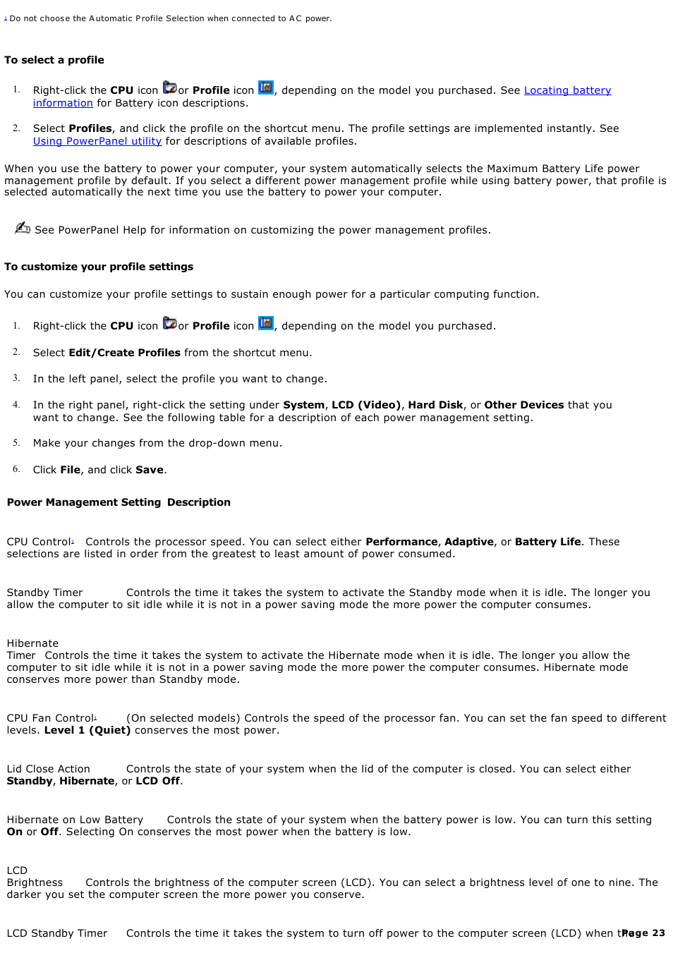 Sony PCG-TR3AP2 User Manual | Page 23 / 199