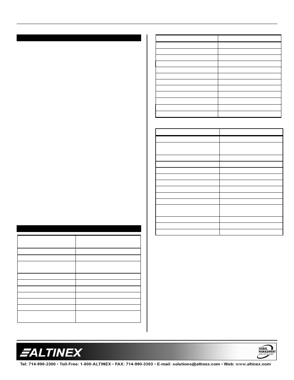 Special application | Altinex CAT-5 to VGA + Audio Receiver DA1931CT User Manual | Page 4 / 12