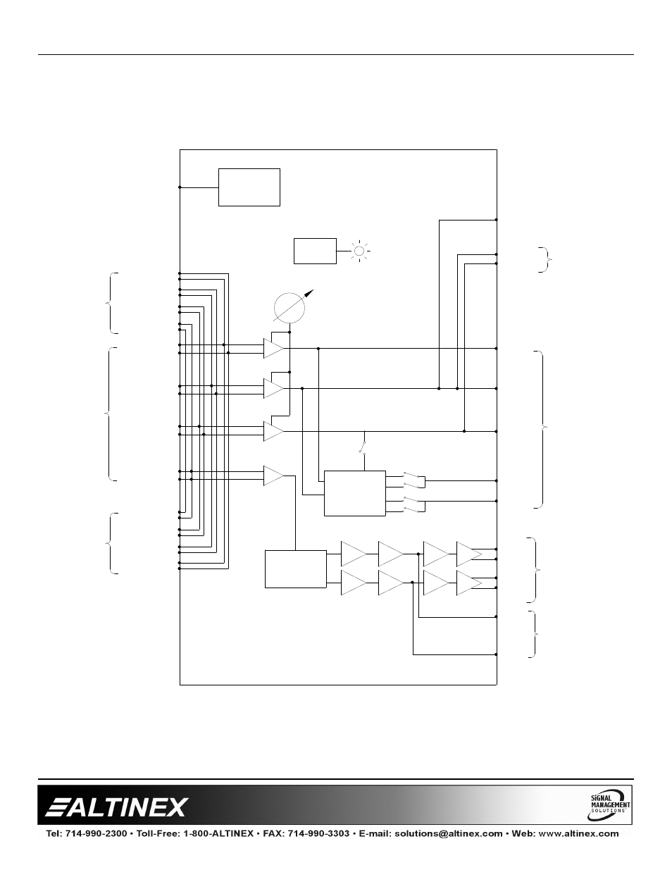 Special application, Vga + audio to cat-5 receiver, 7diagram 3: internal view | Altinex CAT-5 to VGA + Audio Receiver DA1931CT User Manual | Page 8 / 12