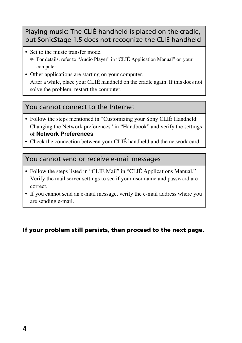 Sony PEG-NX60 User Manual | Page 4 / 52