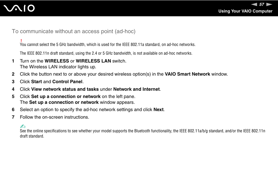 Sony VGN-NR430E User Manual | Page 57 / 163