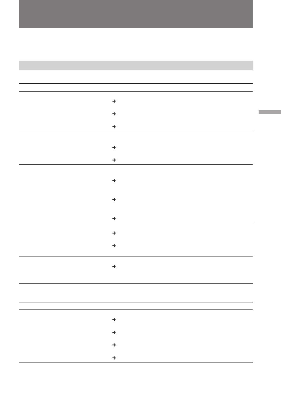 Trouble check, Camcorder | Sony CCD-TRV85 User Manual | Page 73 / 88