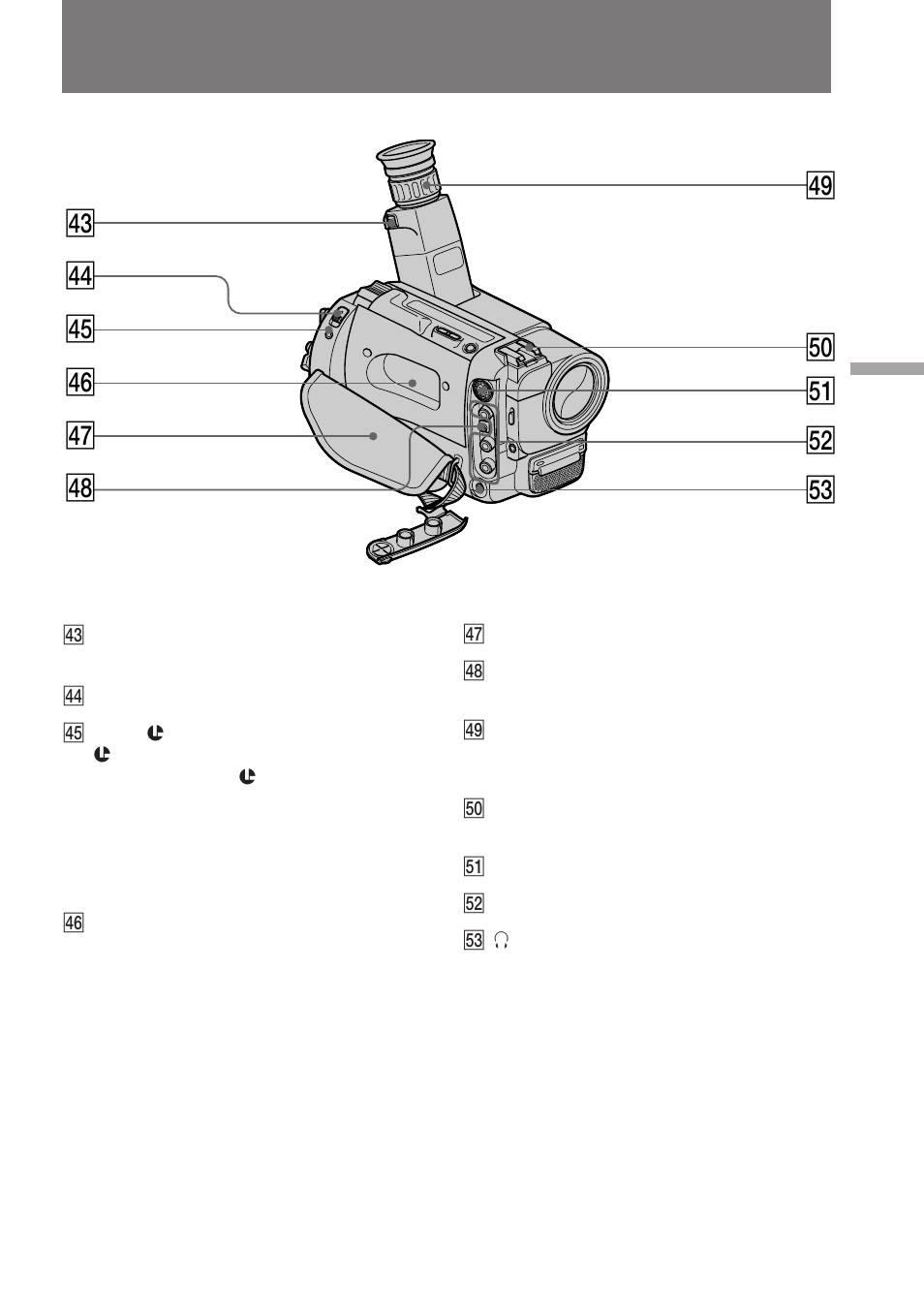 º $ª | Sony CCD-TRV85 User Manual | Page 81 / 88