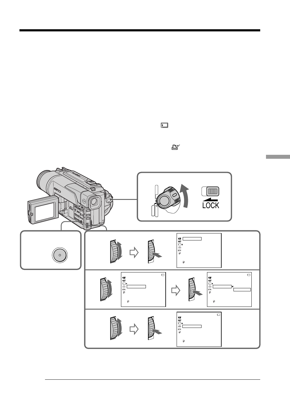 Writing a print mark – print mark, Dcr-trv320 only | Sony DCR-TRV120 User Manual | Page 101 / 132