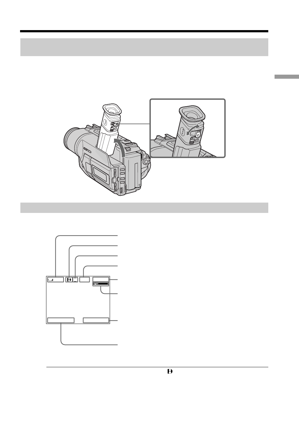 Indicators displayed in the recording mode, Recording a picture | Sony DCR-TRV120 User Manual | Page 19 / 132