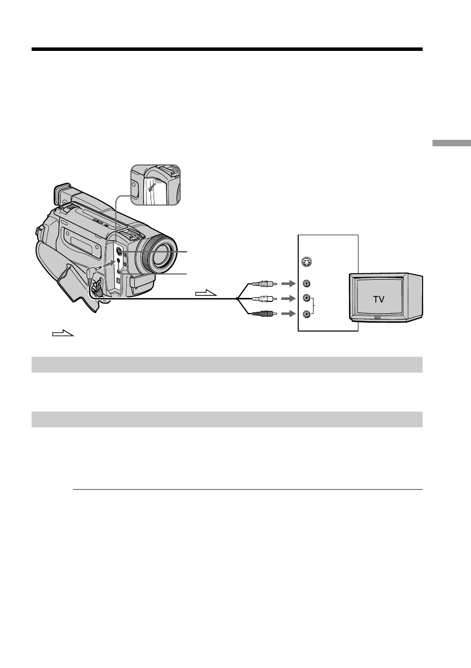 Viewing the recording on tv | Sony DCR-TRV120 User Manual | Page 27 / 132