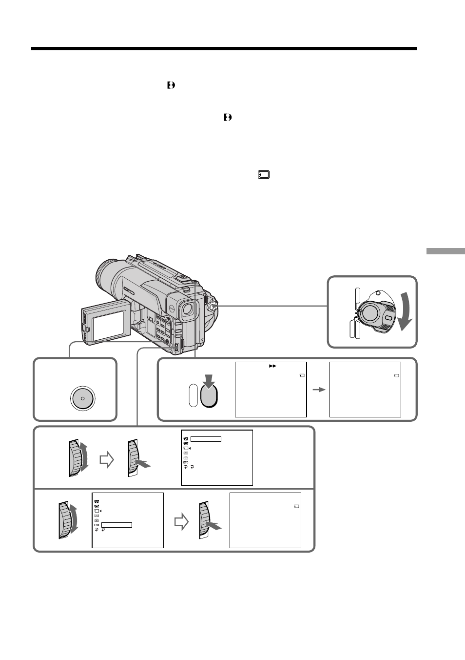 Copying still images from a tape – photo save, Copying still images from a tape, Photo save | Dcr-trv320 only | Sony DCR-TRV120 User Manual | Page 87 / 132