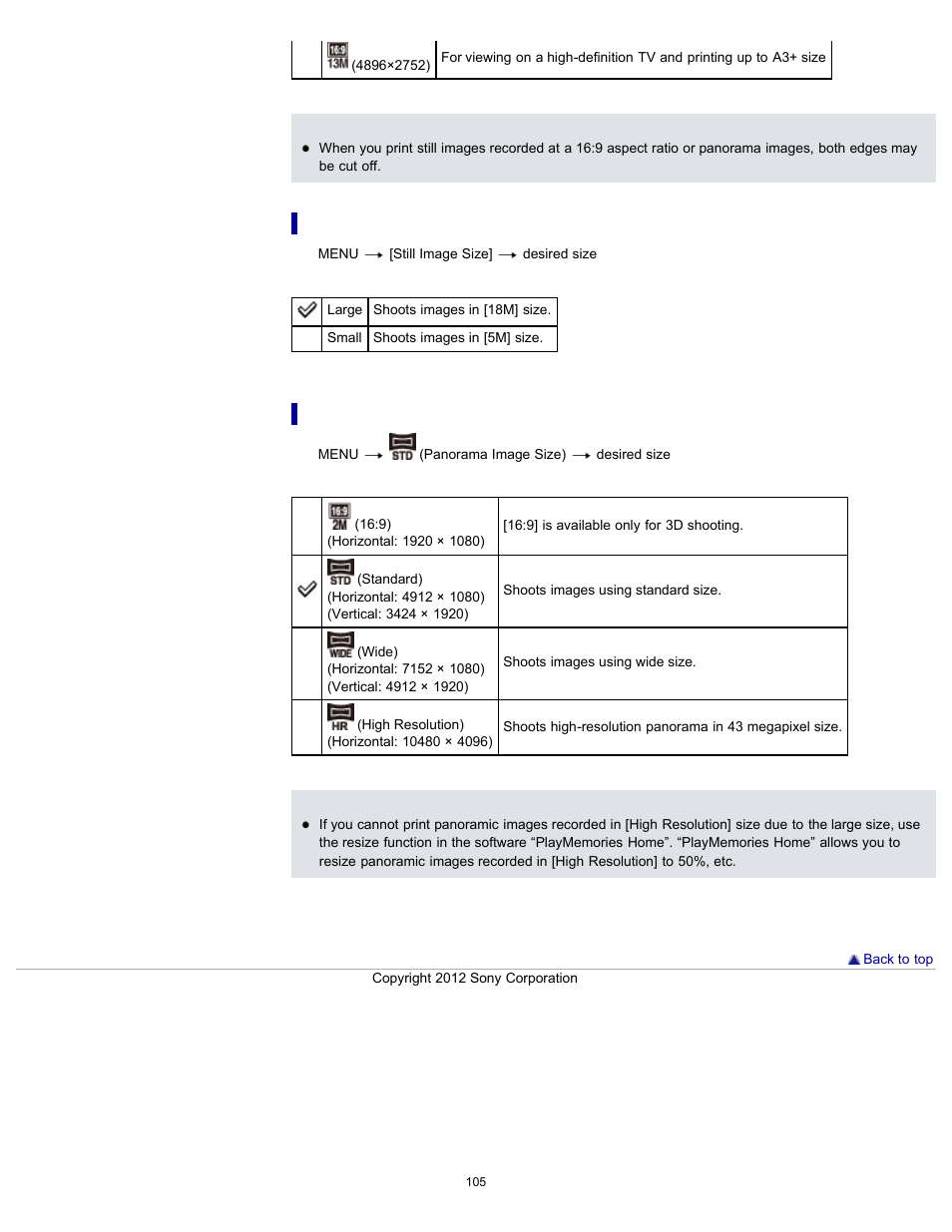 Sony DSC-WX100 User Manual | Page 105 / 257
