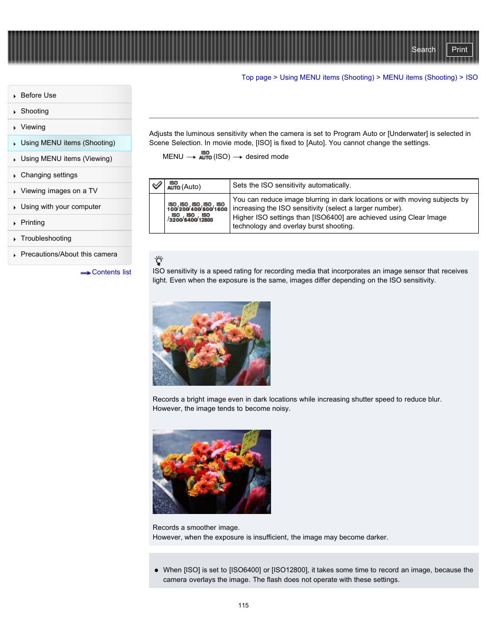 Cyber-shot user guide | Sony DSC-WX100 User Manual | Page 115 / 257